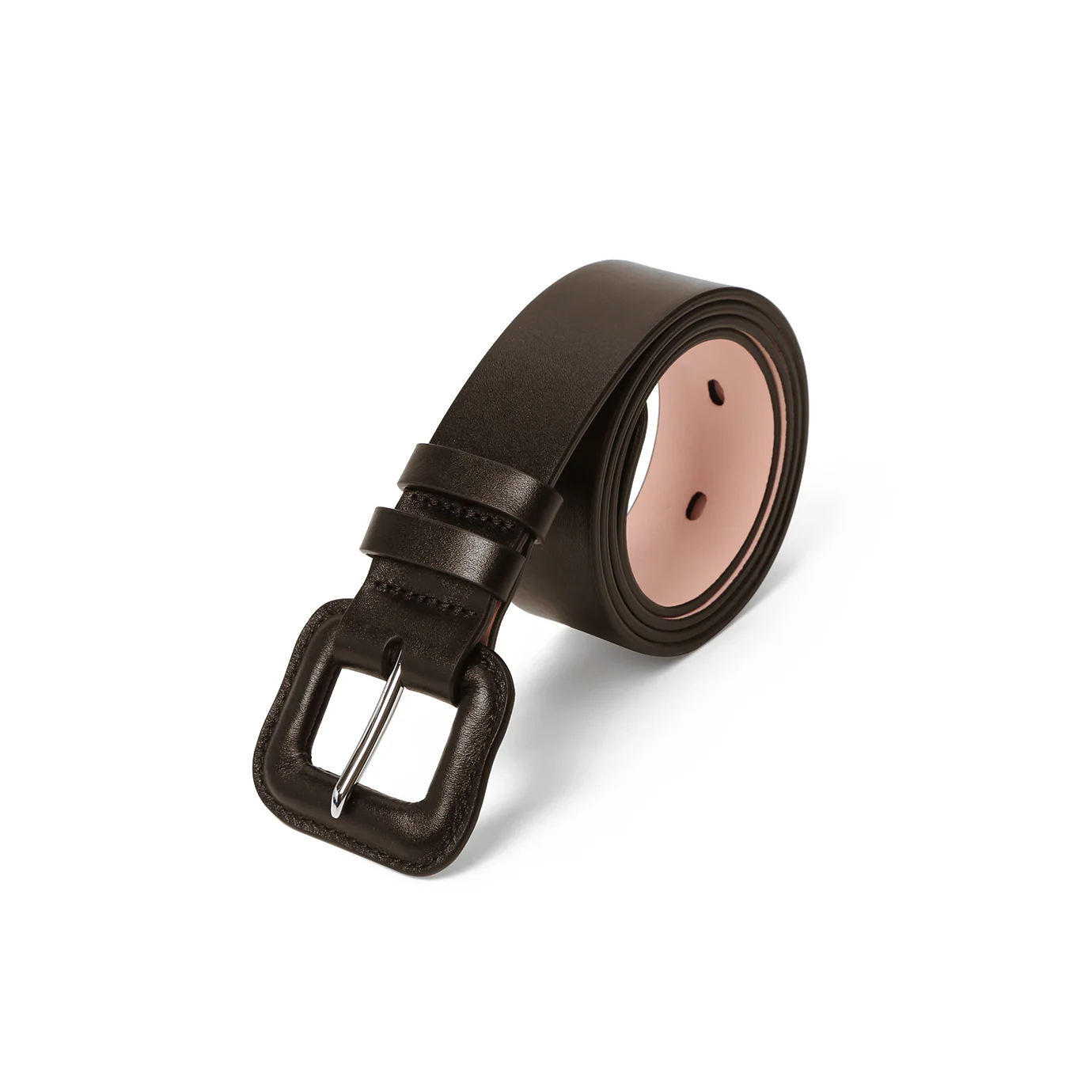 Leather Padded Square Buckle Belt - Image 3
