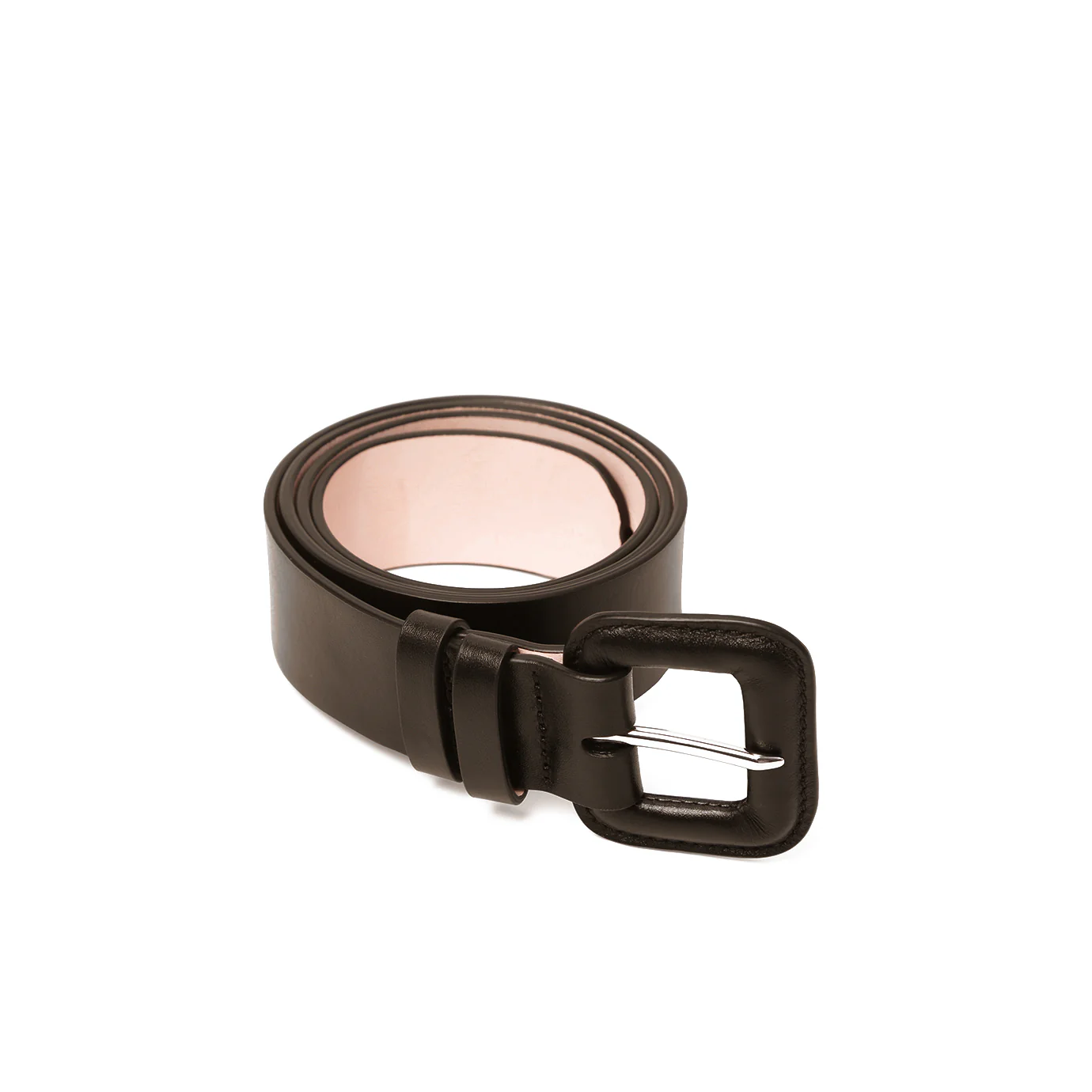 Leather Padded Square Buckle Belt - Image 4