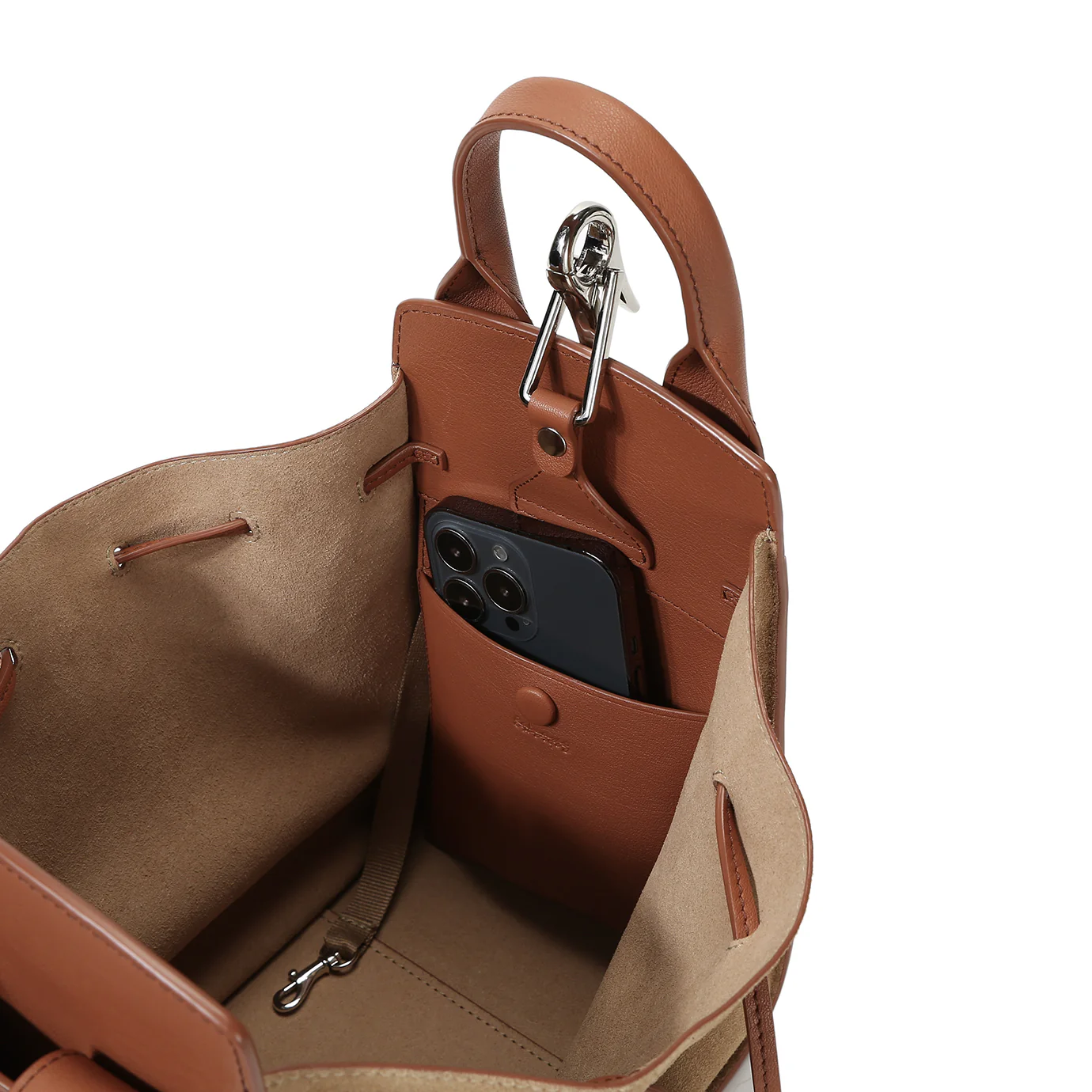 LU-II Ruched Top Handle Bag - Image 9