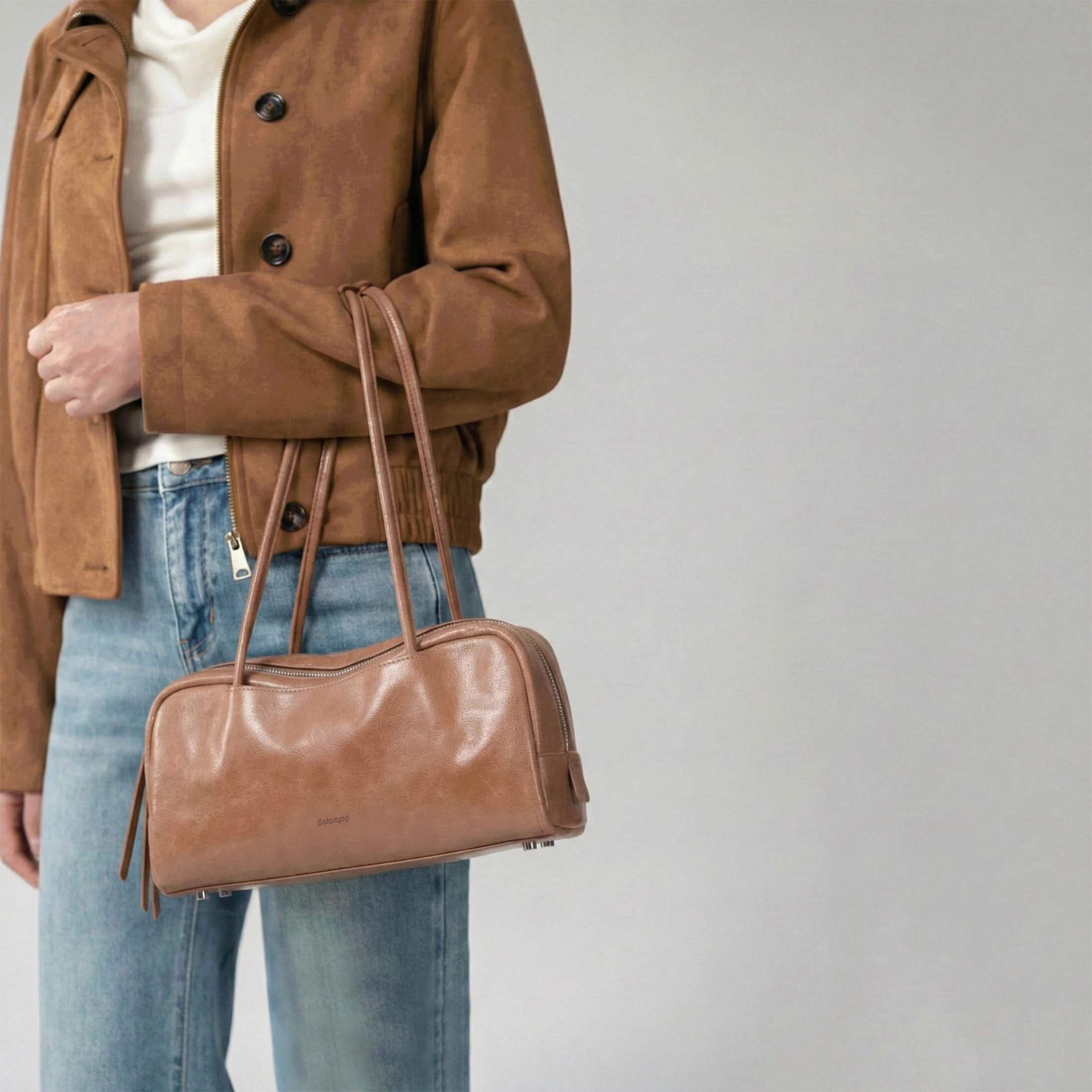 TONA Pocket East West Boston Bag - Image 4