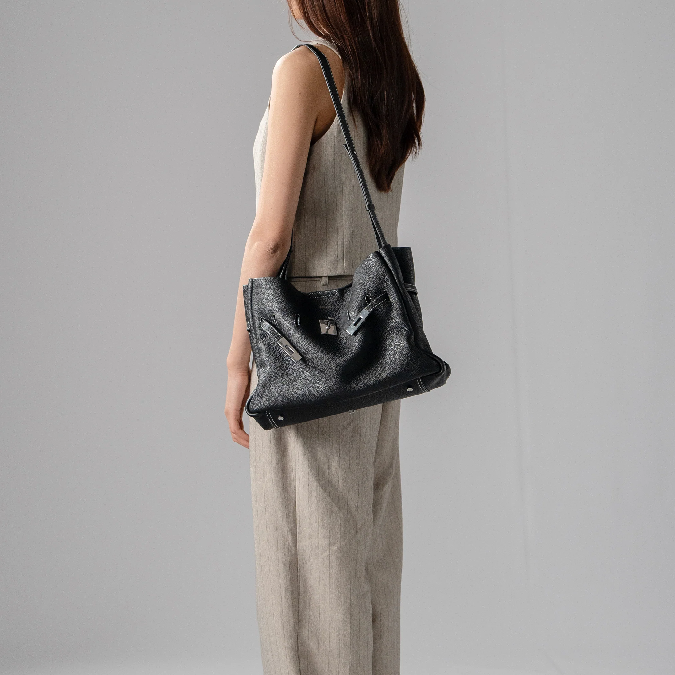 SAOIRSE Belt Soft Structural Shoulder Tote - Image 3