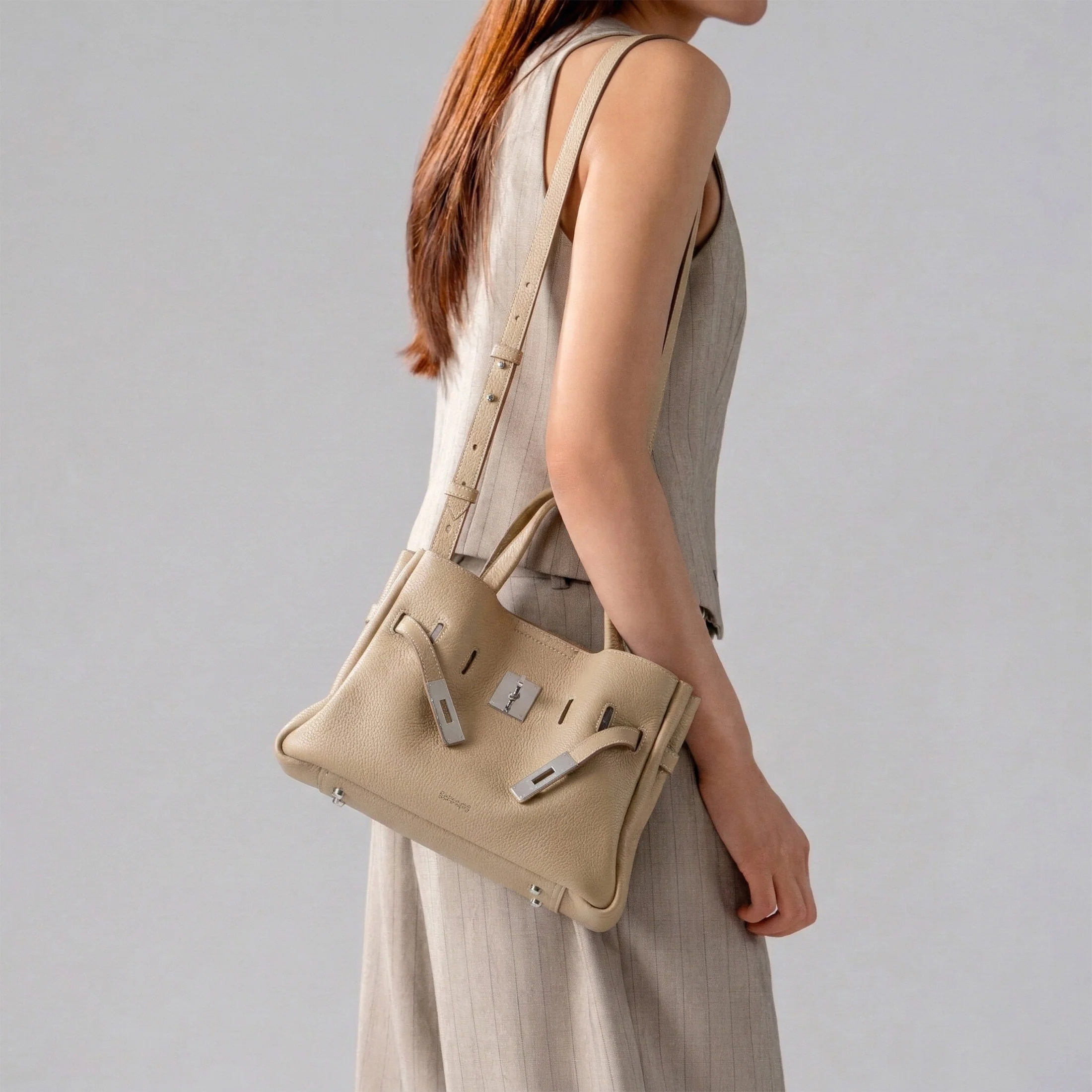 SAOIRSE Belt Soft Structural Shoulder Tote Mini - Image 4