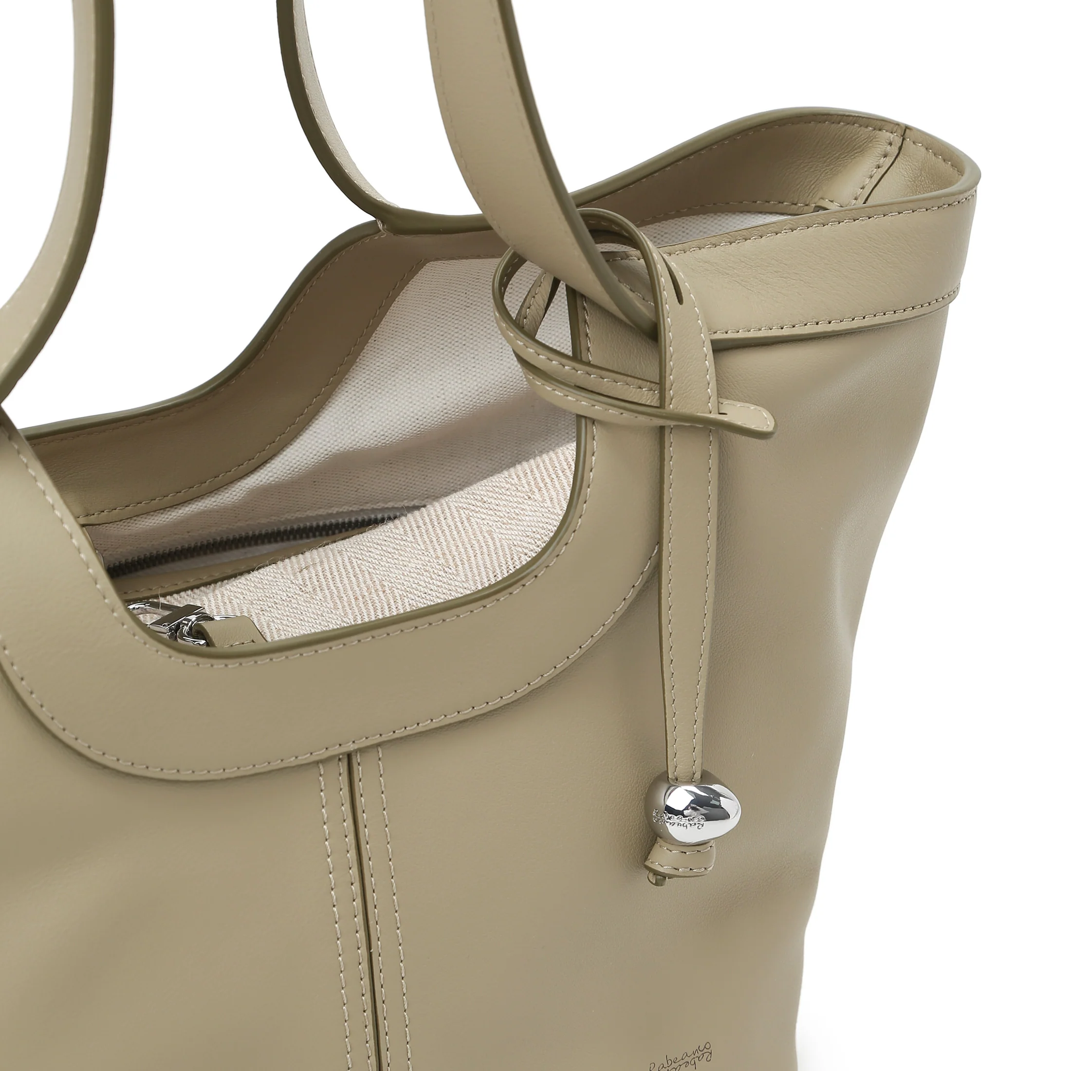 Scoop Top Basket Tote Bag - Image 11