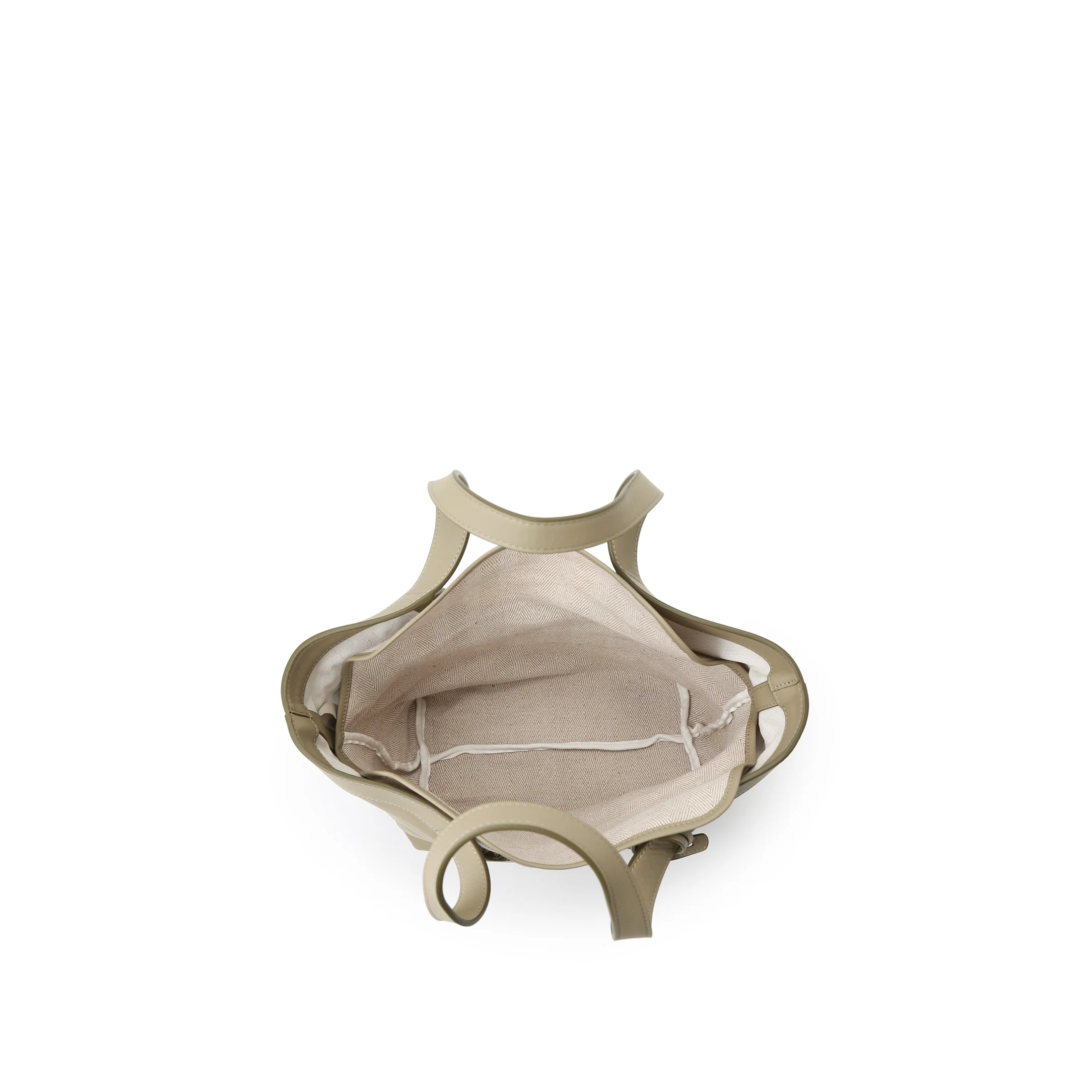 Scoop Top Basket Tote Bag - Image 5