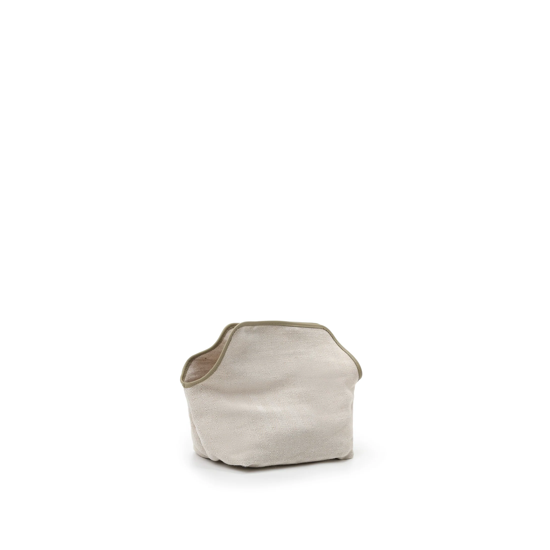 Scoop Top Basket Tote Bag - Image 8